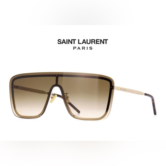 Saint Laurent Shield Sunglasses (SL364 MASK 006) - Picture 2 of 8
